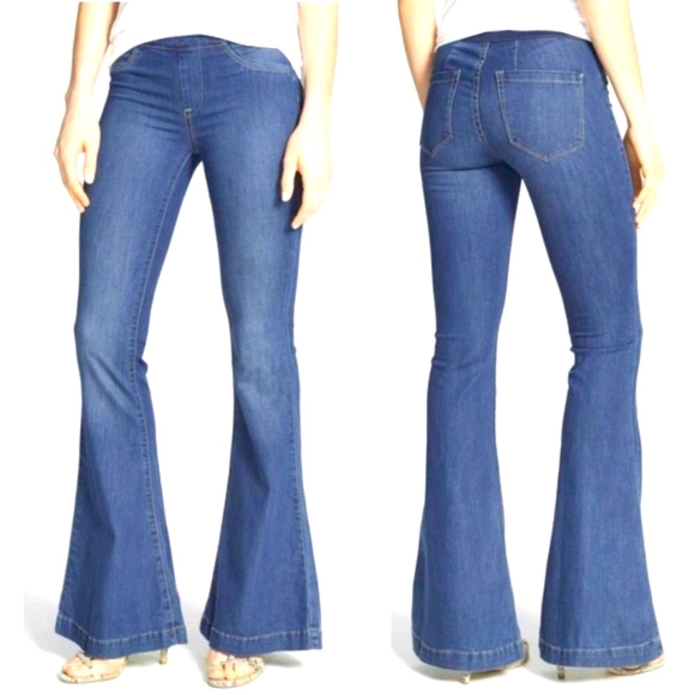 BLANK NYC Belle Denim Pull-on Flare Jeans